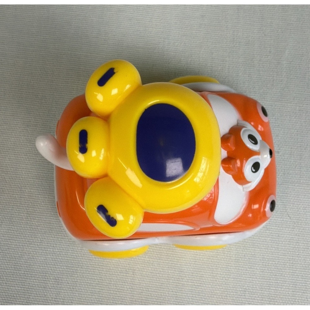 Silly‎ Racers from The Manhattan Toy Company Lot Of 2 Push & Go Cars Red Orange - Picture 7 of 13